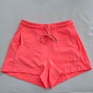 Lou & Grey Signature Soft Drawstring Lounge Shorts Flourescent Orange XSP